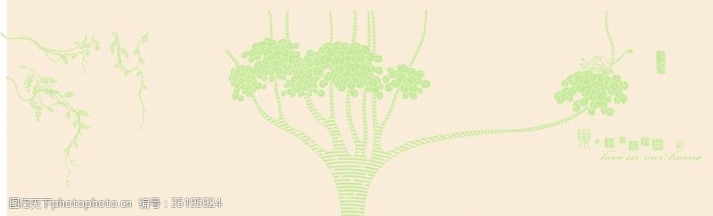 花草模型树木矢量图