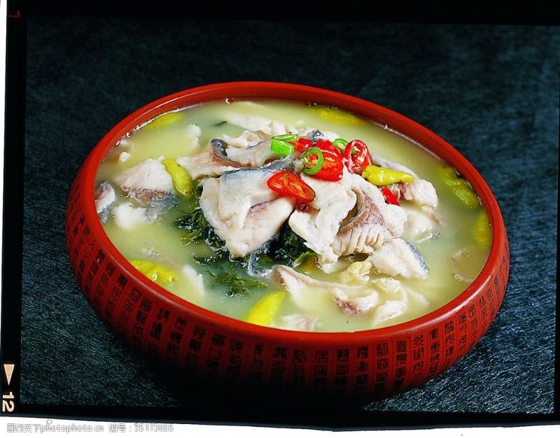 酸菜鱼图片酸菜汉江鱼片