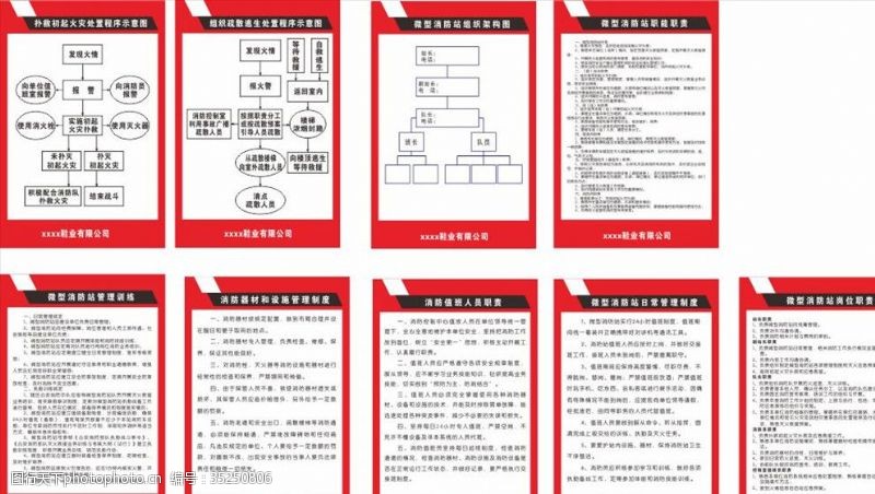 微型消防站职责制度牌