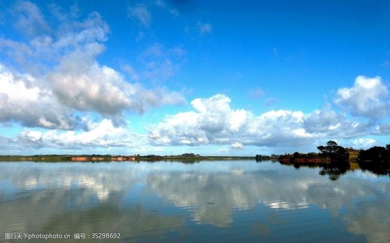 新西兰海滨风光奥克兰海滨风光天空之镜