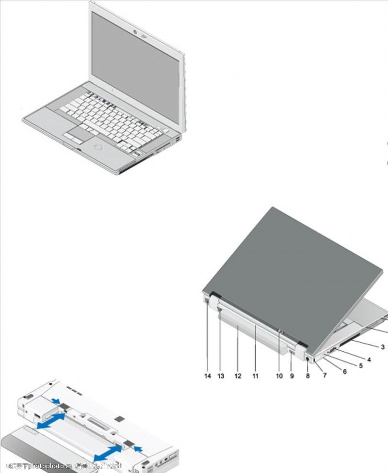 laptop电子图标系列笔记本电脑