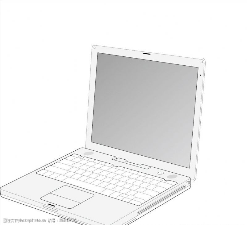 laptop电子图标系列MACBOOK