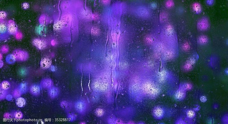 紫色水泡水滴背景