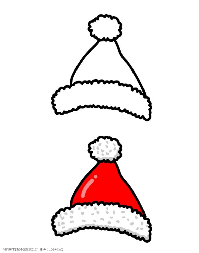 儿童节素材圣诞帽