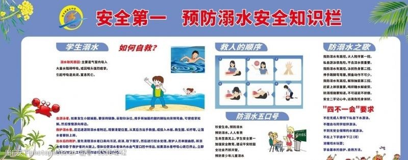 防溺水宣传防溺水展板