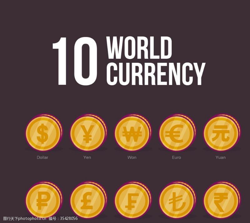 货币符号世界货币设计