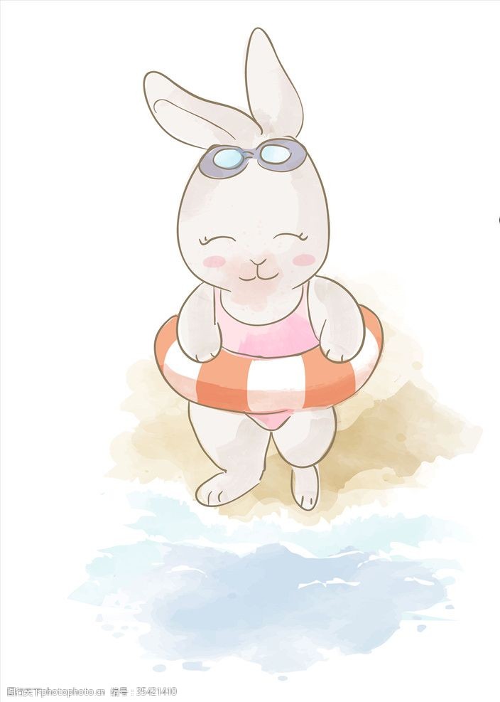 游泳培训班兔子游泳
