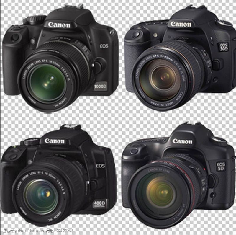 专业数码相机佳能数码相机PNG透明背景免扣