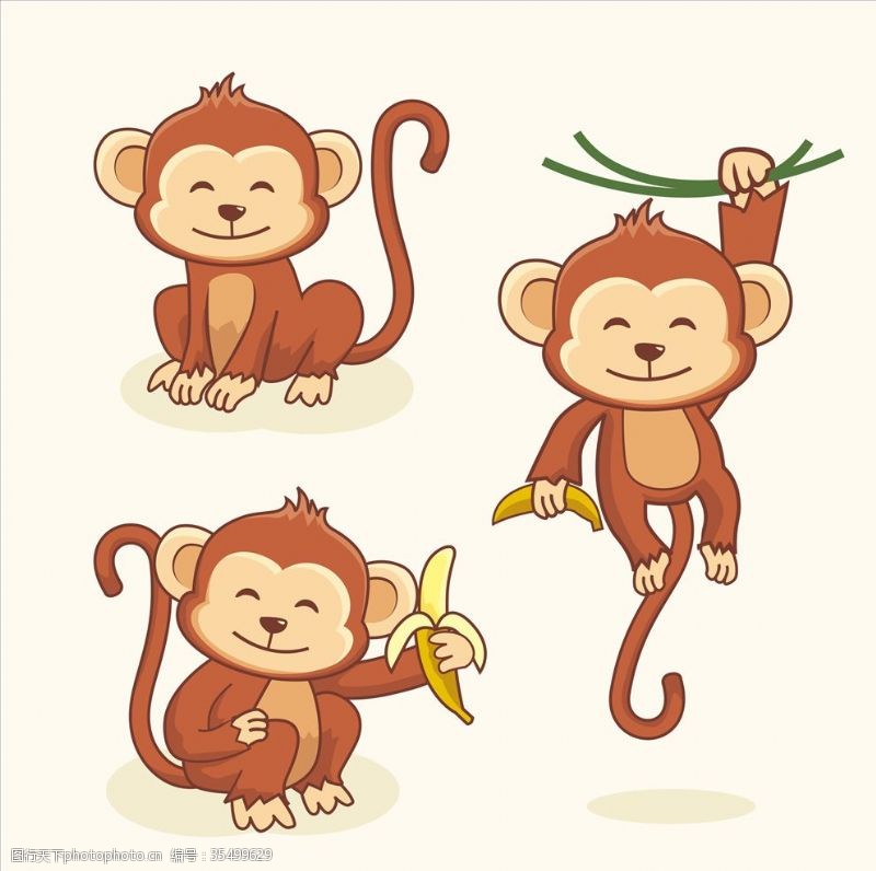 运动跃动猴子