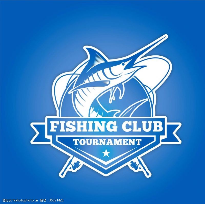 渔具店广告钓鱼俱乐部