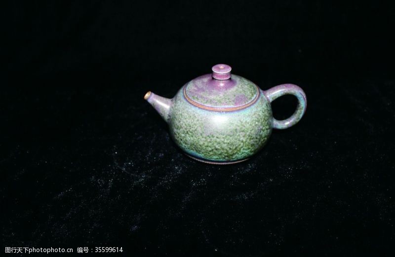 青花瓷茶具茶壶钧瓷瓷器