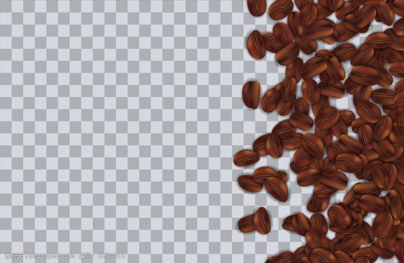 两折页咖啡豆背景