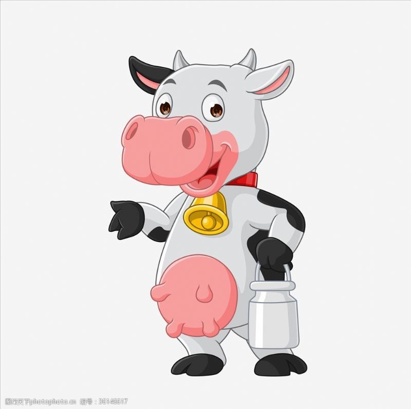牛奶灯箱卡通奶牛