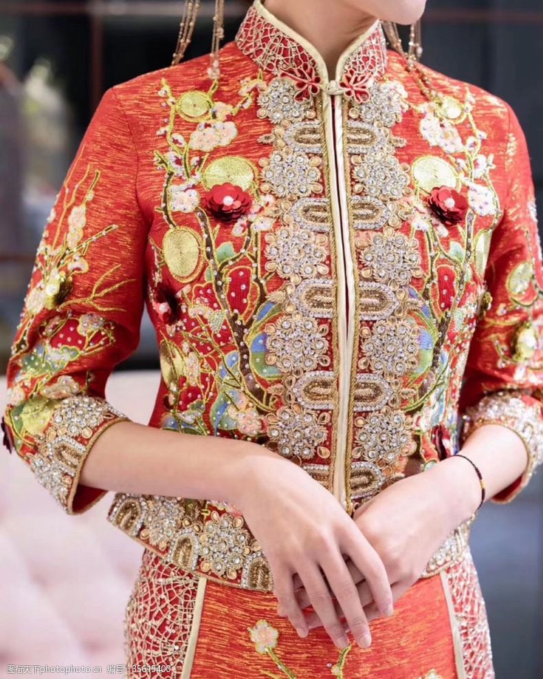 中式新娘中式婚礼服