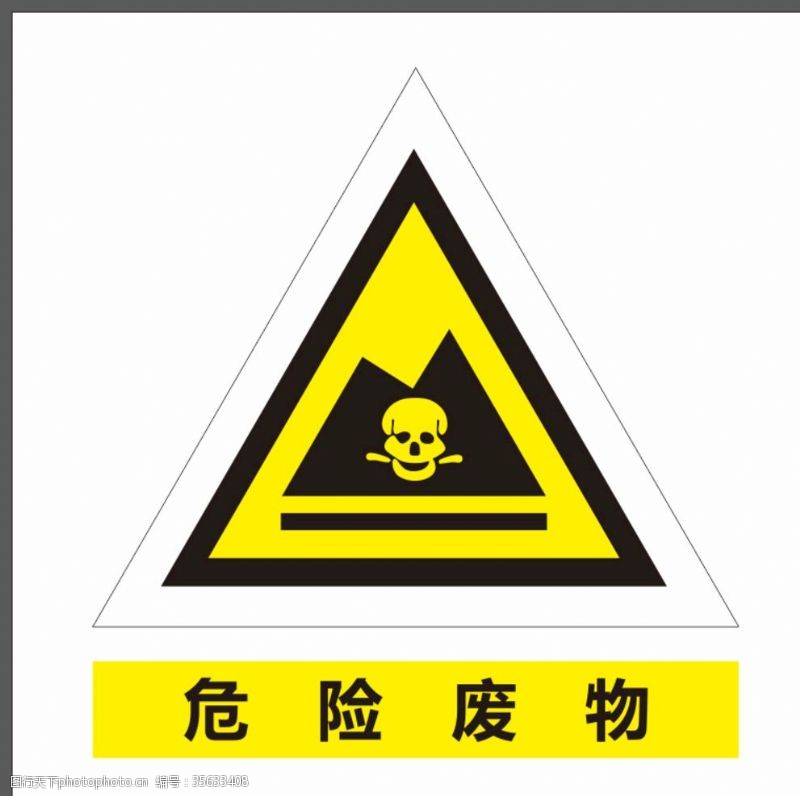 危废危险废物标志logo