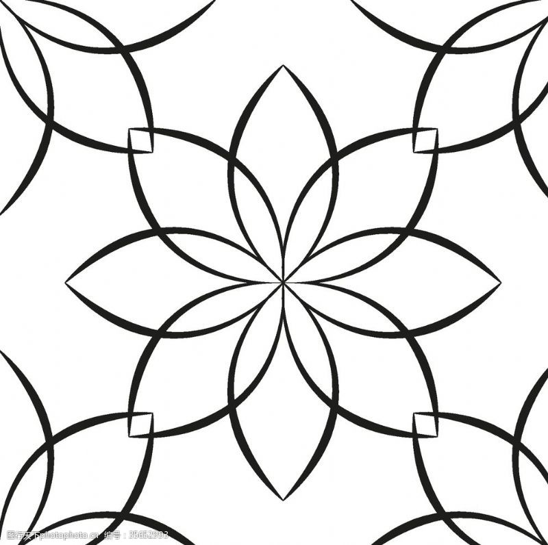五角星图形简约纯色花纹装饰