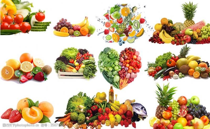 蔬菜超市展板水果