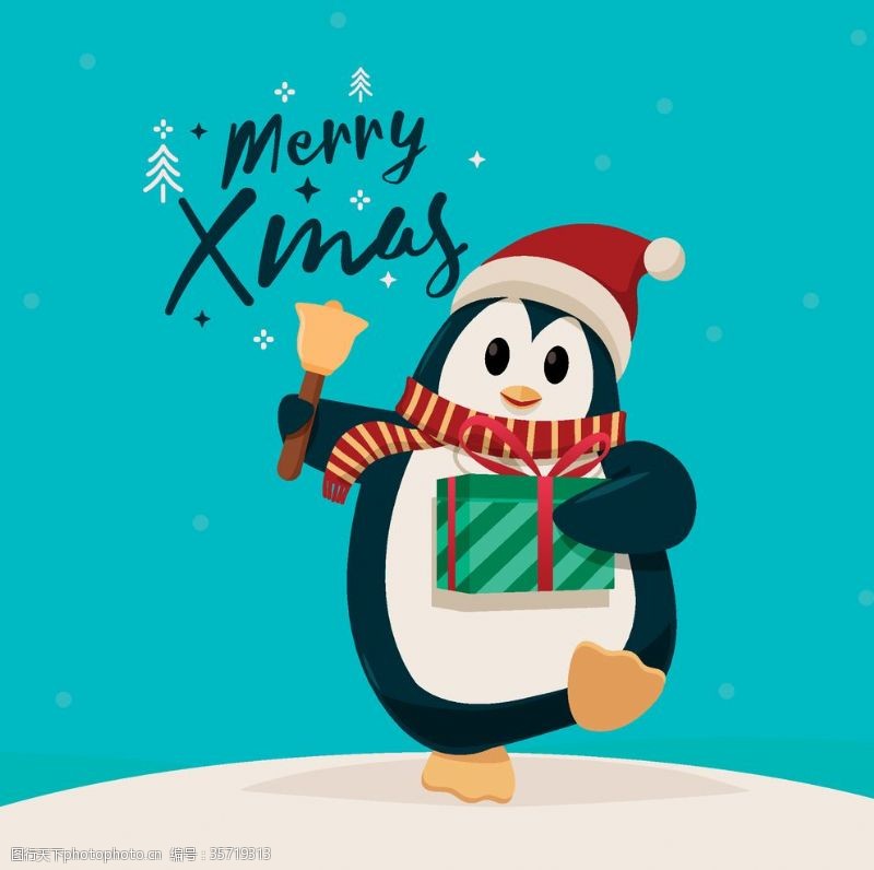 圣诞装饰圣诞企鹅