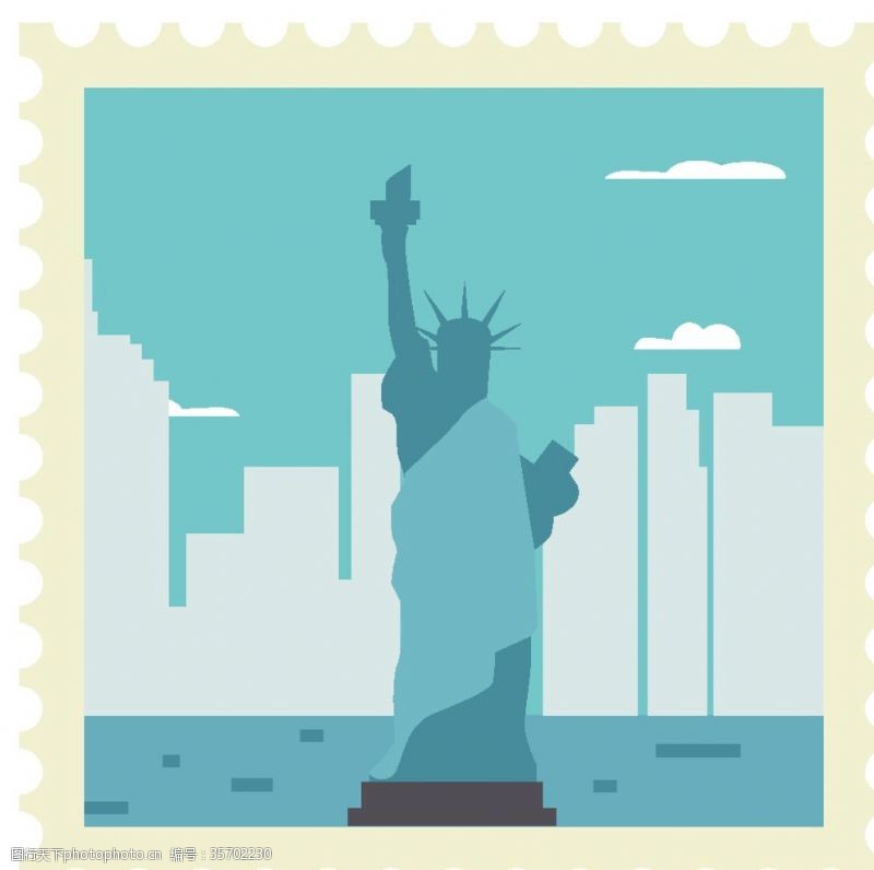 自由女神像邮票
