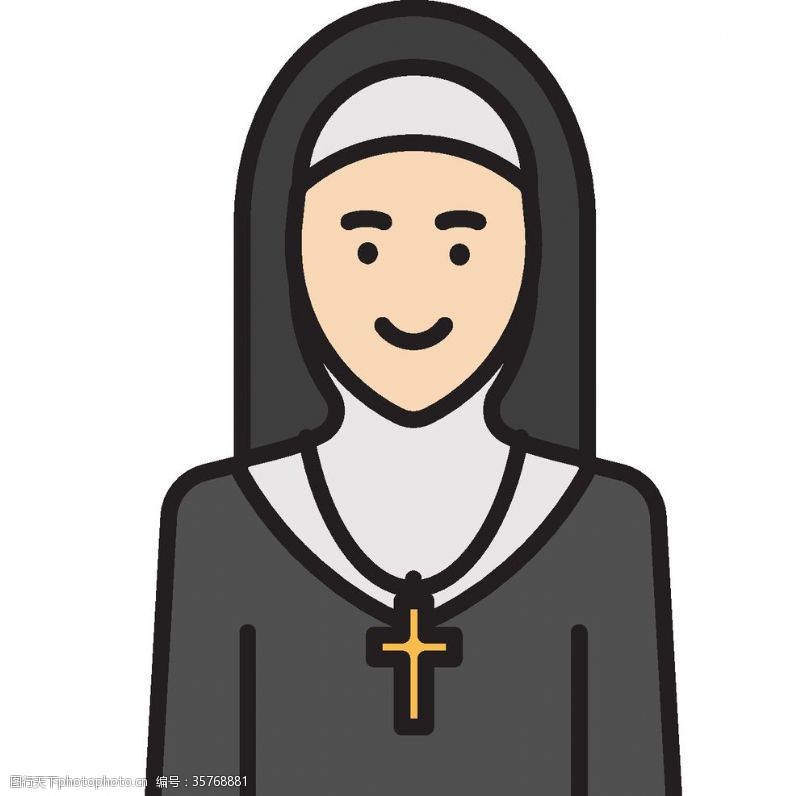 职场女性修女