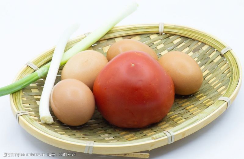 水果背景素材西红柿鸡蛋