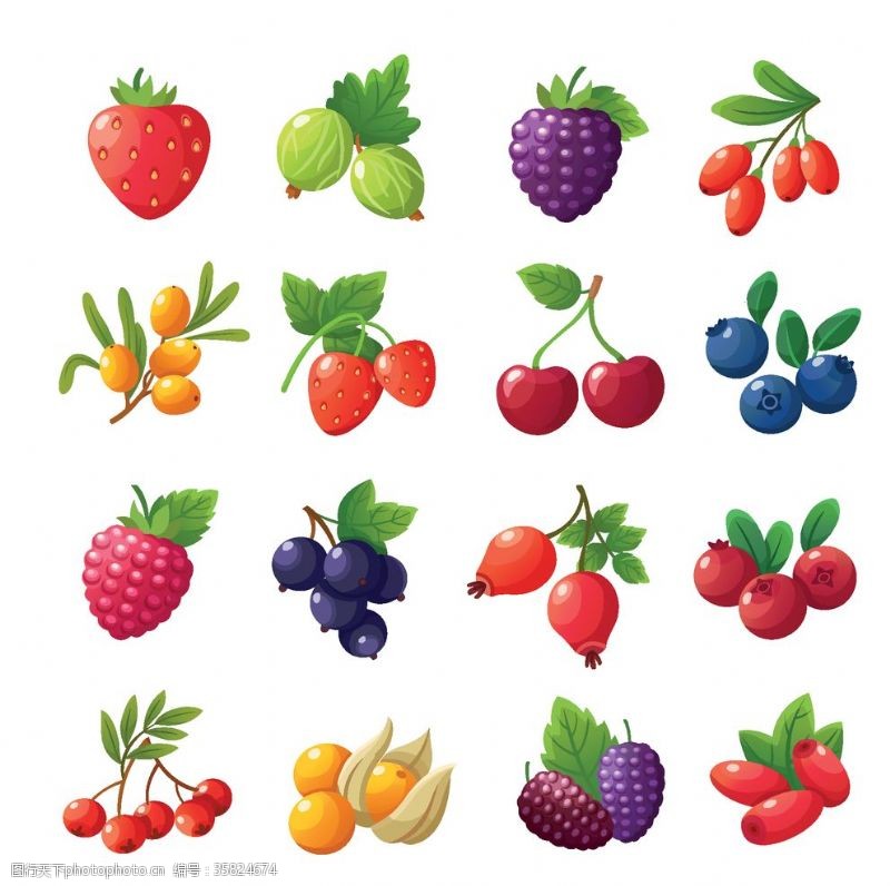 蔬菜超市展板卡通水果