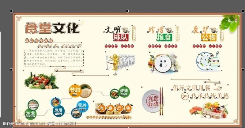 食堂折页食堂文化就餐准则