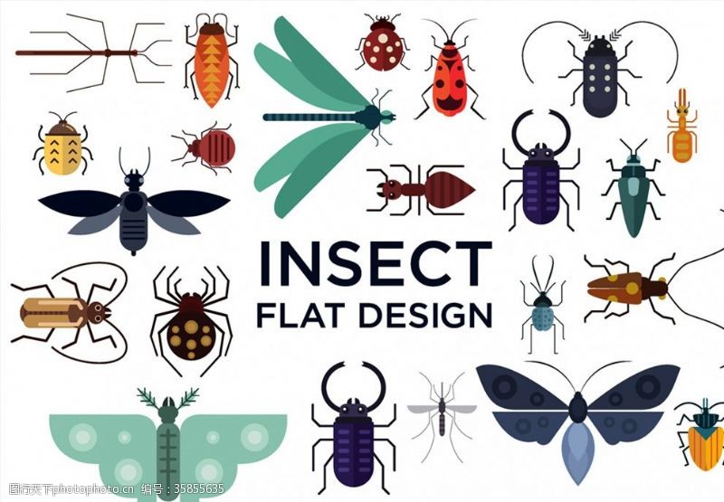 创意蜂蜜标志22款创意昆虫设计