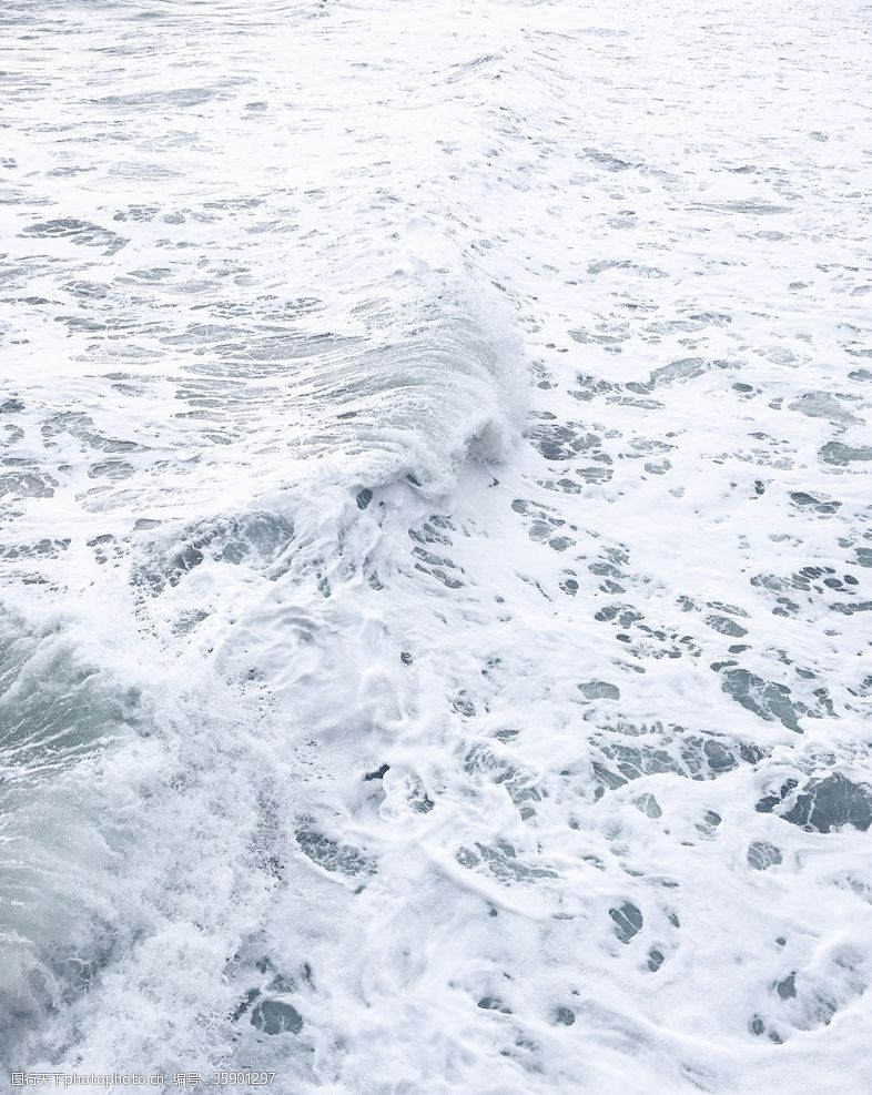 海洋风白色浪花白色海洋背景