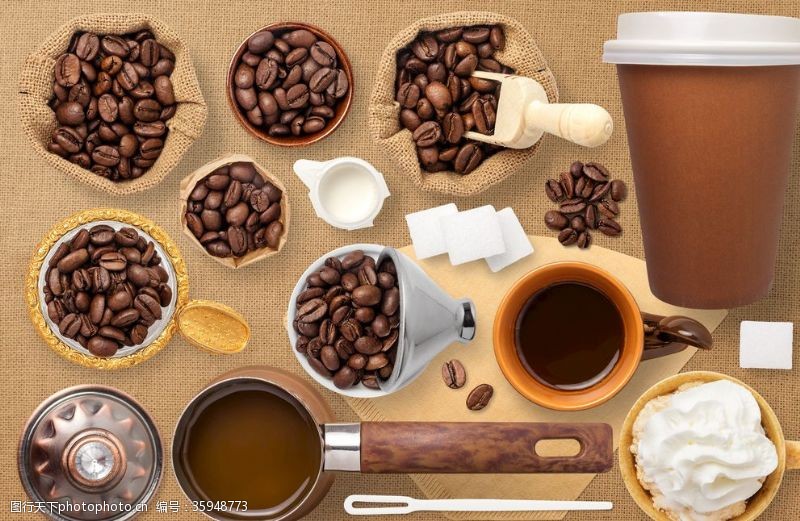 咖啡豆单页咖啡