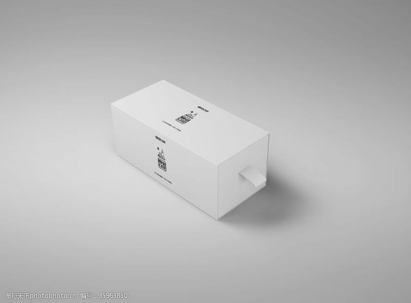 纸盒包装贴图包装盒样机