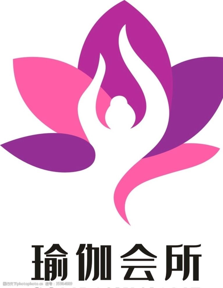 美容美发学院瑜伽logo