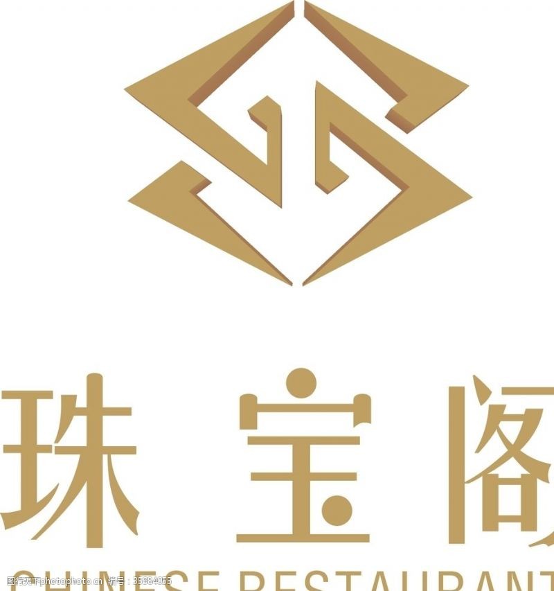 美容美发学院珠宝店logo