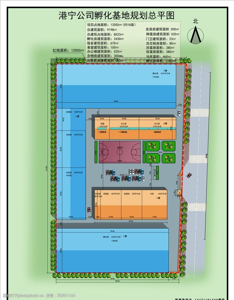 河道景观规划设计鸟瞰规划水景古建彩平图