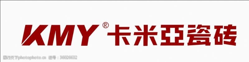 陶瓷开业开米亚瓷砖卡米亚logo