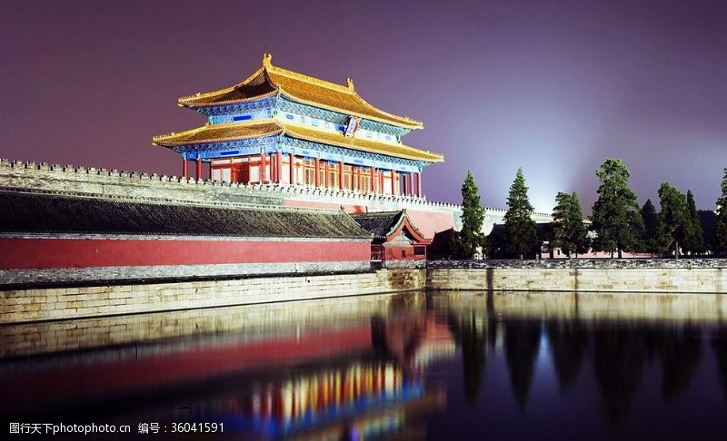地灯紫禁城北京