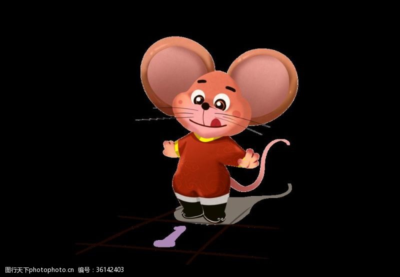老鼠卡通形象鼠年卡通形象