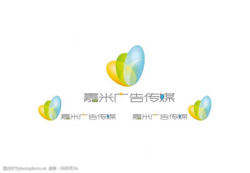传媒标识原创嘉米广告传媒logo