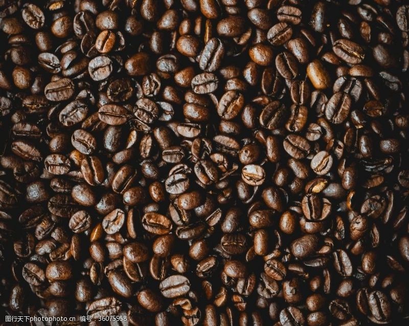 咖啡豆底纹咖啡豆背景图