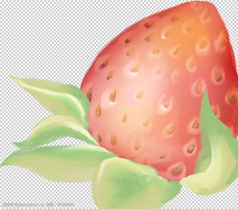 治愈系手绘草莓