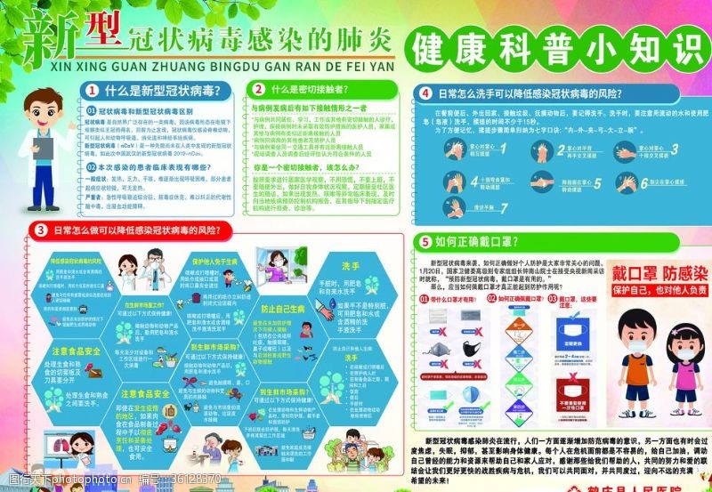 感动中国宣传画新型冠状病毒感染的肺炎预防感染