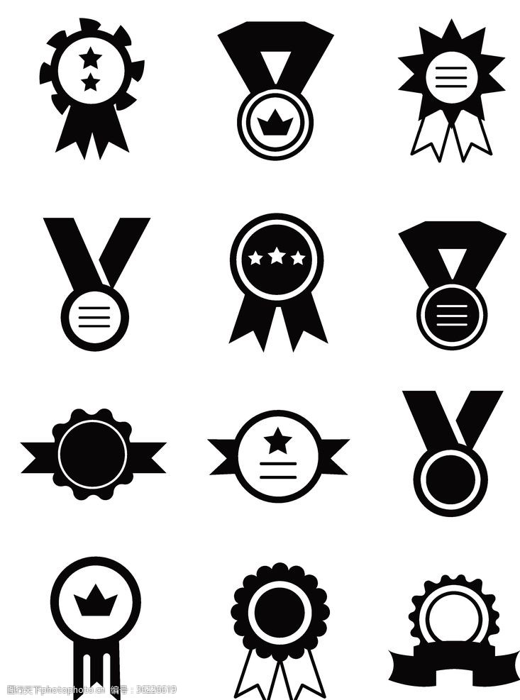 常用小图标奖牌icons