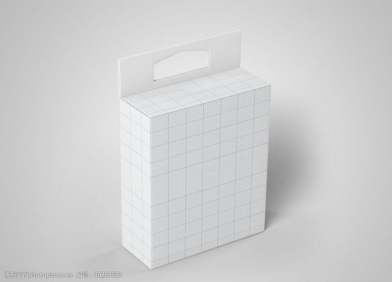 宝箱图案3C电子产品纸盒包装效果图样机