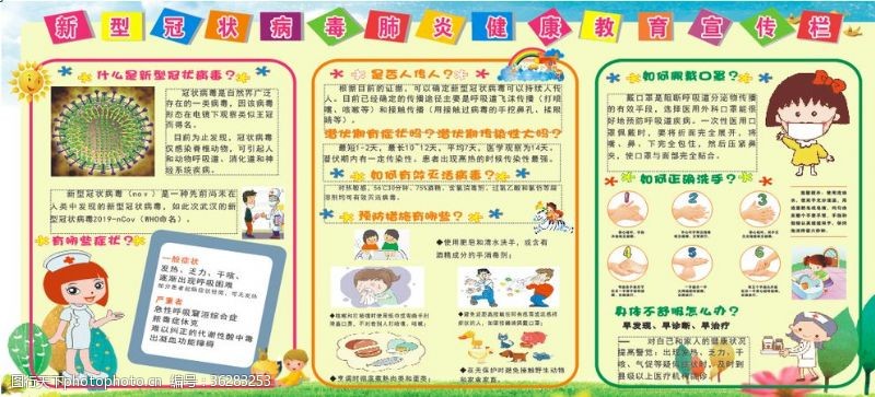 企业复工幼儿园冠状病毒宣传疫情