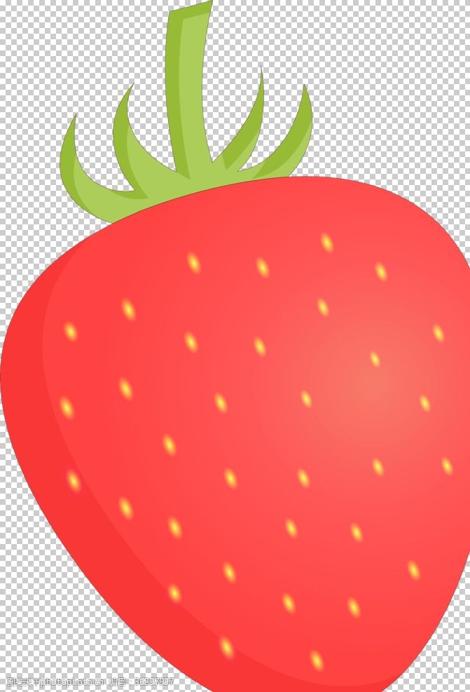 水果挂画草莓