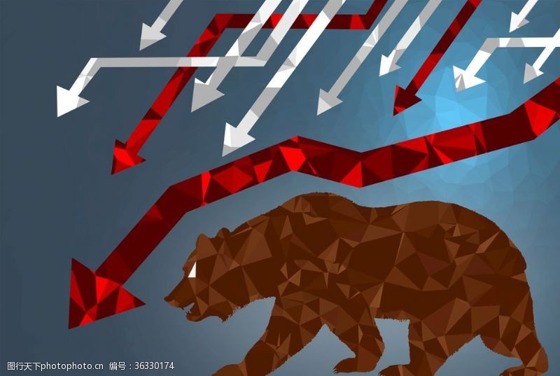 股市熊市市场正在下跌