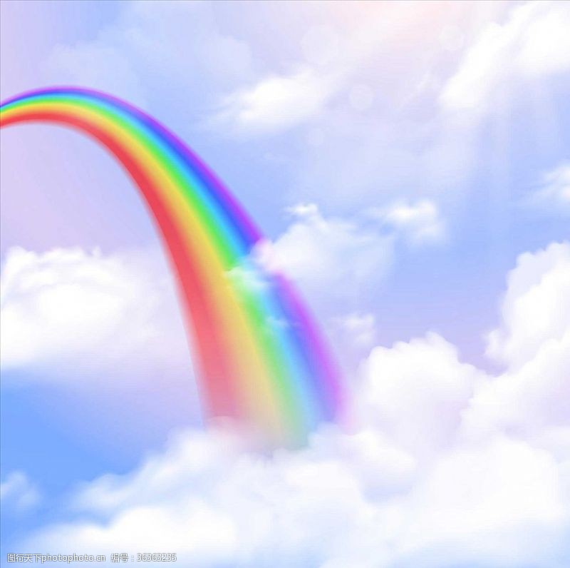 光线运动彩虹