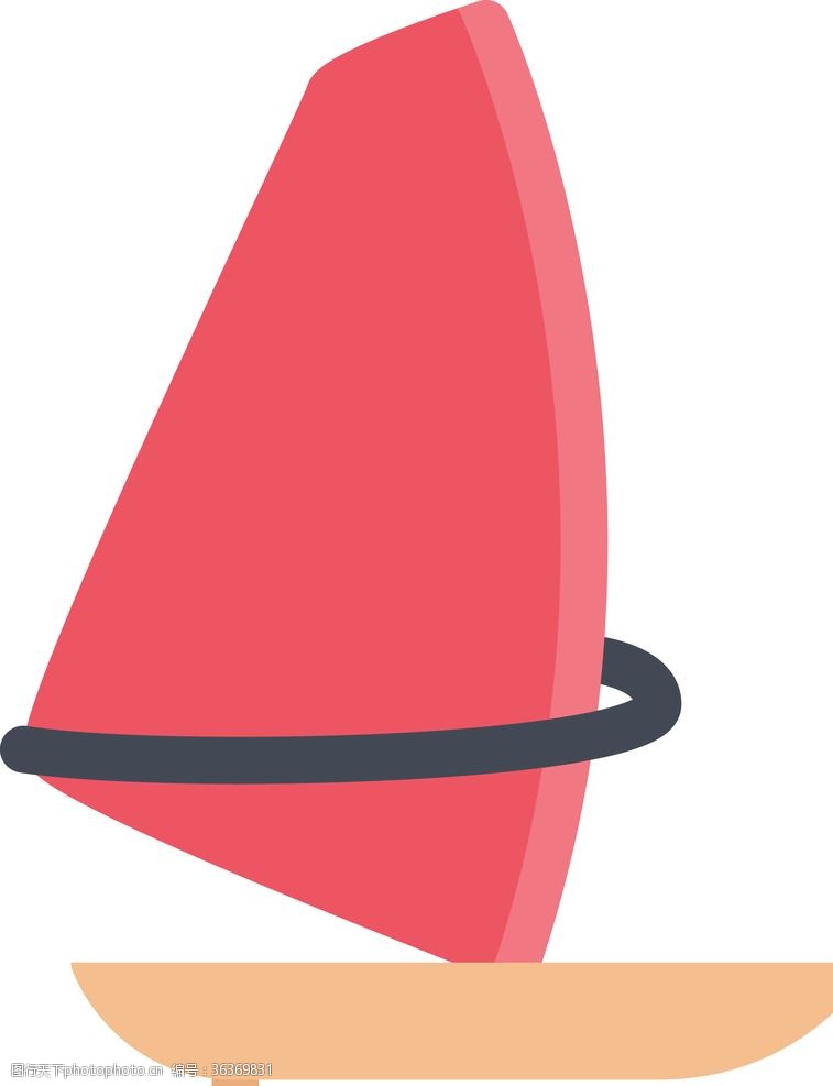 格斗游戏帆船UI标识标志