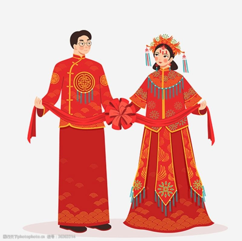 中式新娘中式婚礼新人
