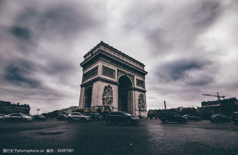 法国著名建筑法国巴黎凯旋门